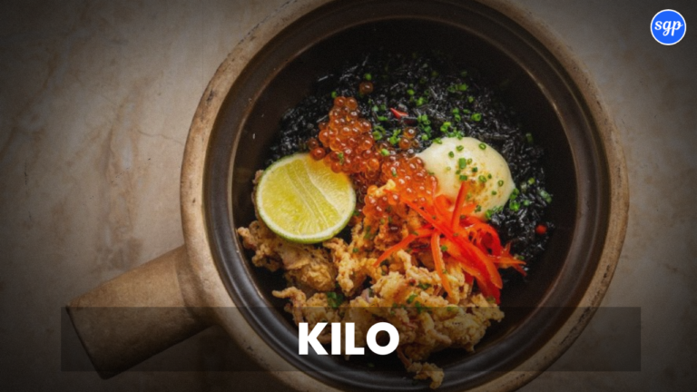 Kilo Menu Singapore