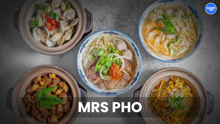 Mrs Pho Menu Singapore