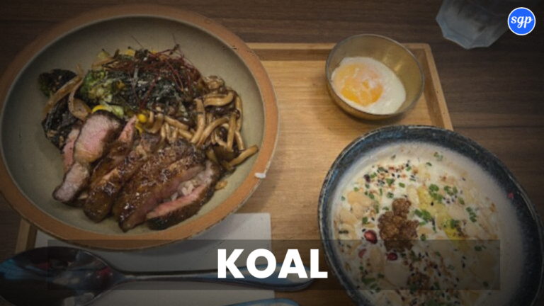 Koal Menu Singapore