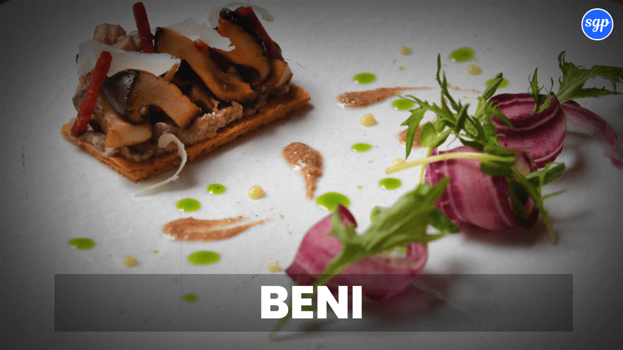 Beni Menu Singapore