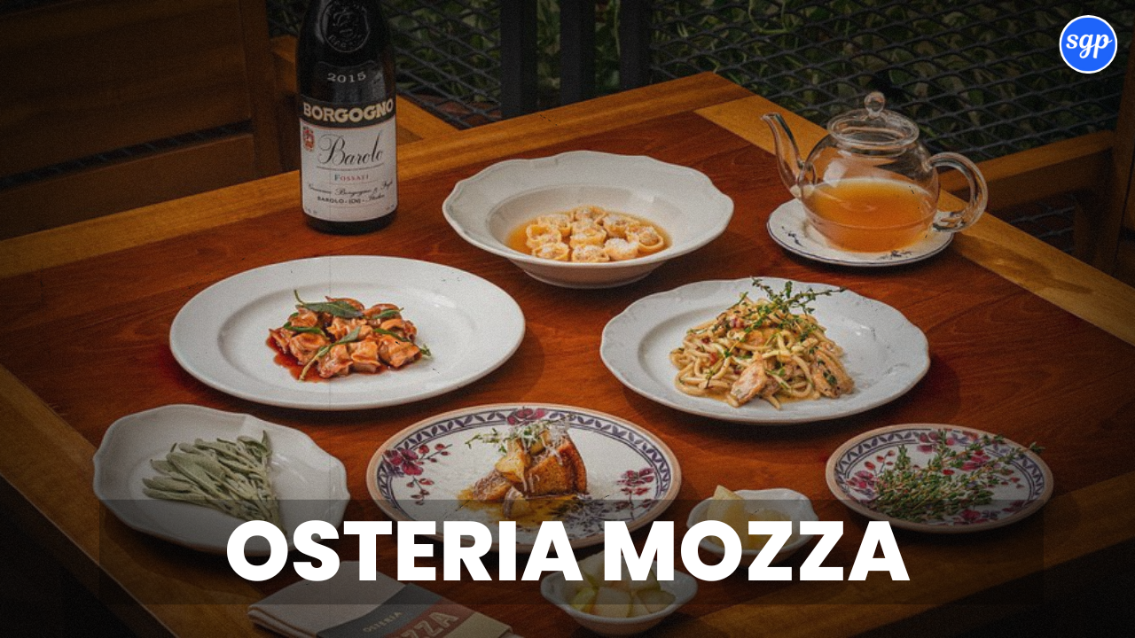 Osteria Mozza Menu Singapore