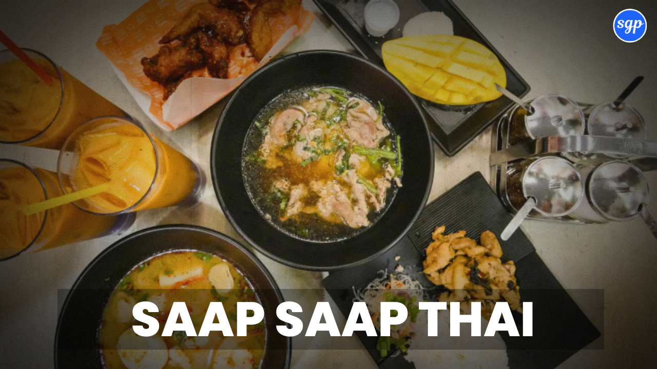 Saap Saap Thai Menu Singapore Prices