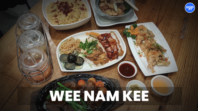Wee Nam Kee Menu Singapore