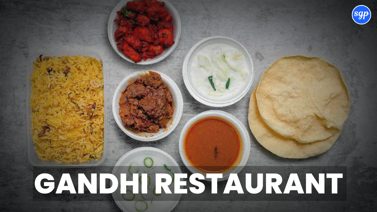 Gandhi Restaurant Menu Singapore