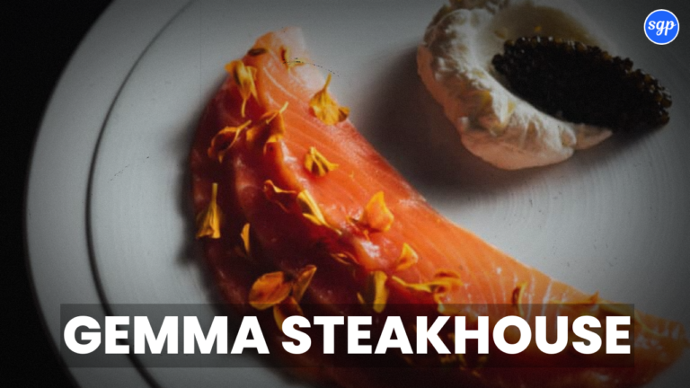 Gemma Steakhouse Menu Singapore