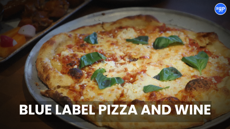 Blue Label Pizza and Wine Menu Singapore Prices