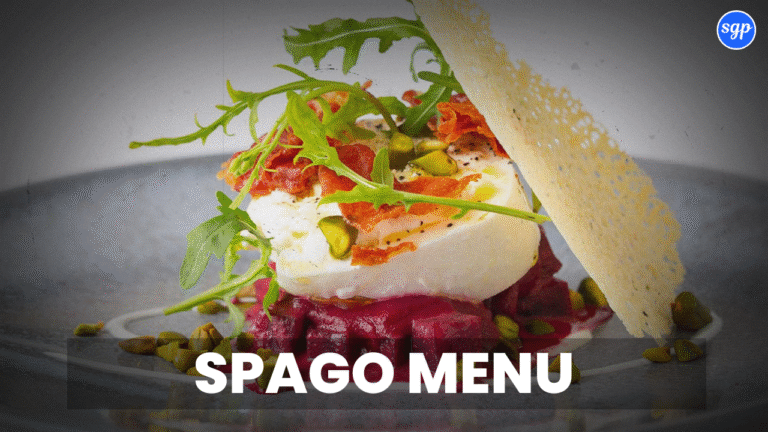 Spago Menu Singapore