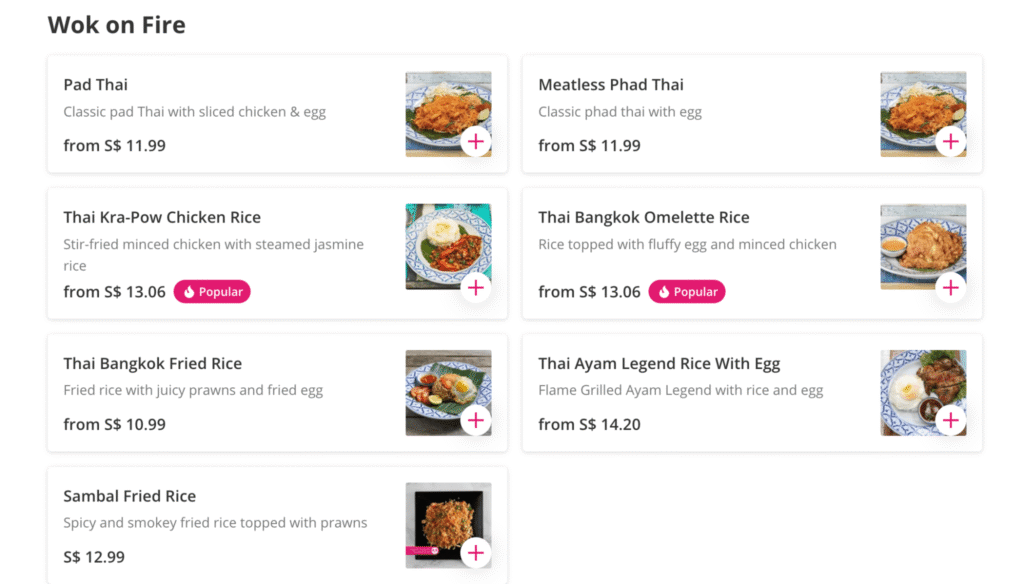THE ORIGINAL BOAT NOODLE MENU SINGAPORE