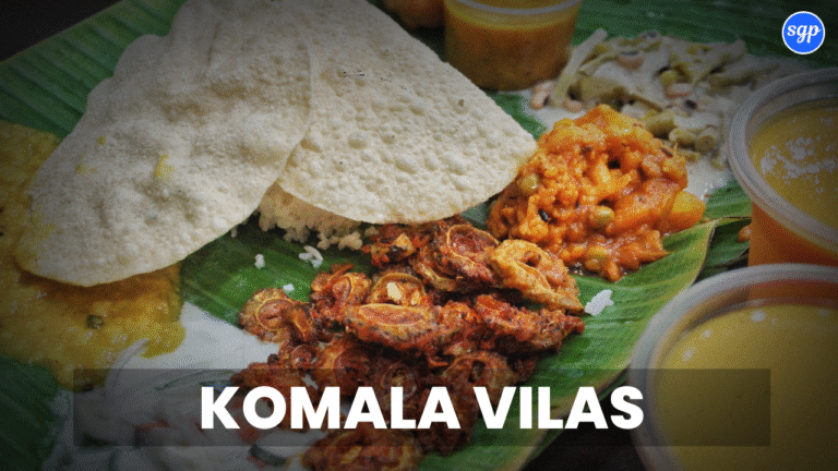 Komala Vilas Menu Singapore Prices