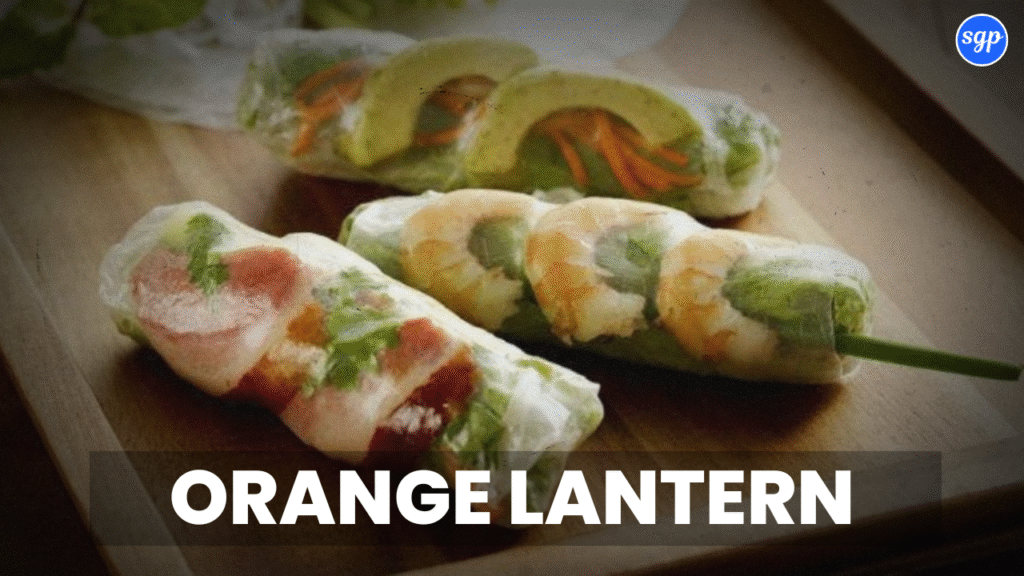 Orange Lantern Menu Singapore & Updated Prices 2025