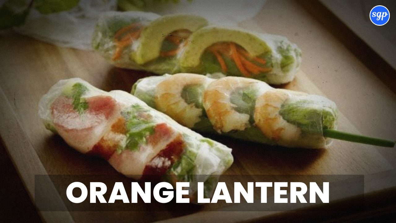 Orange Lantern Menu Singapore