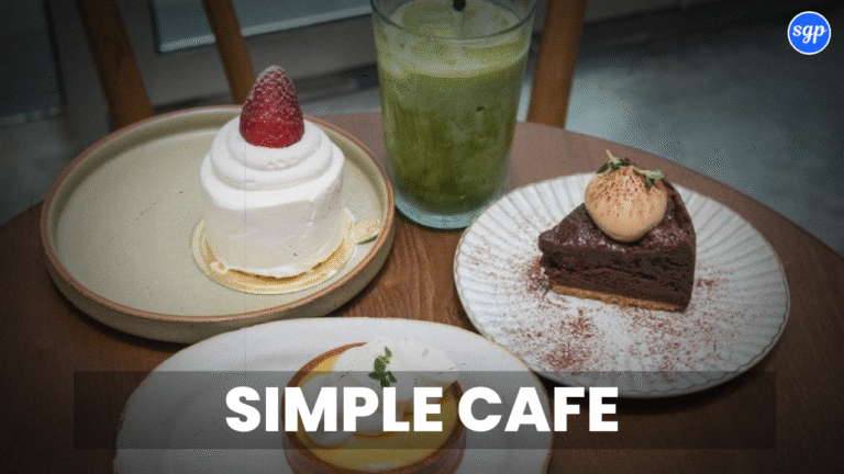 Simple Cafe Menu Singapore