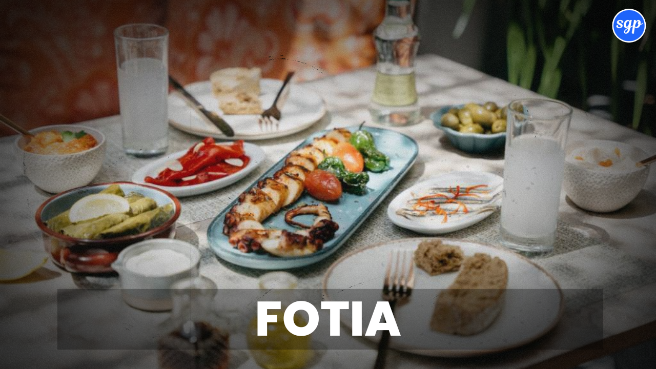 Fotia Menu Singapore