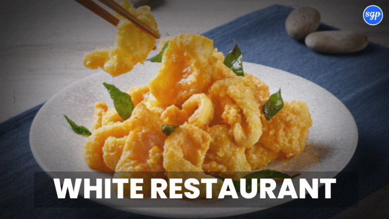 White Restaurant Menu Singapore