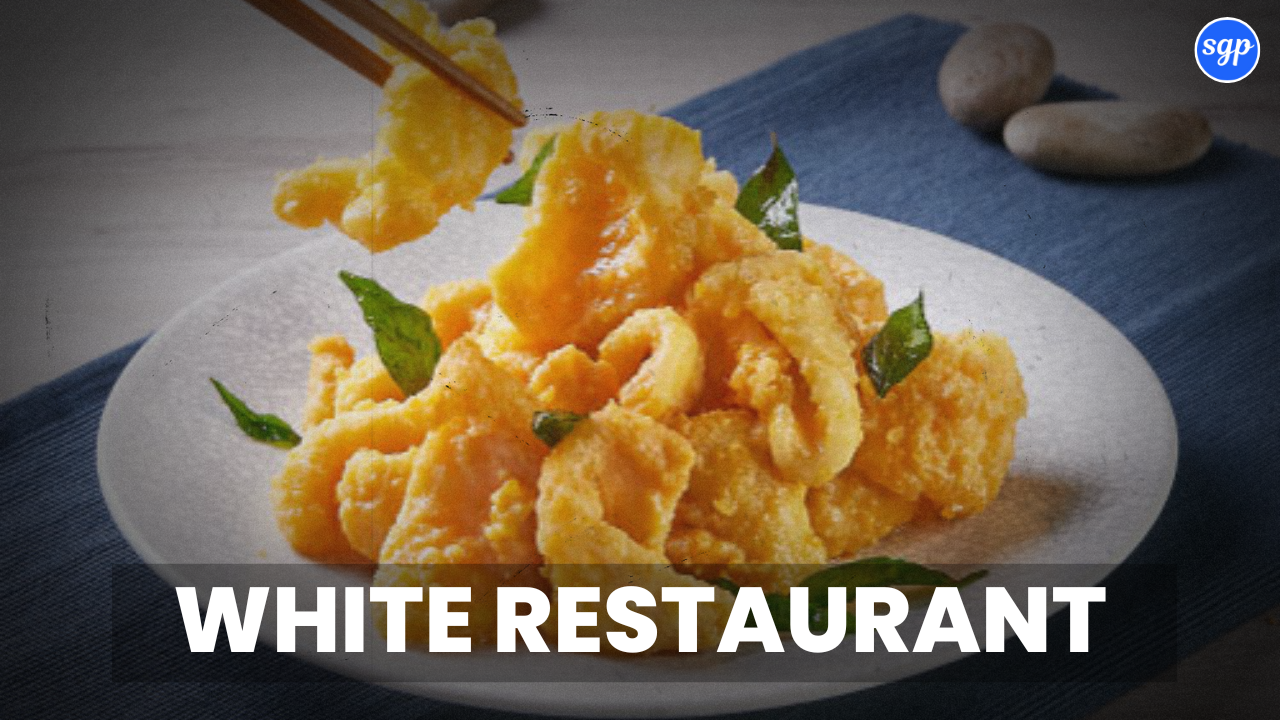 White Restaurant Menu Singapore