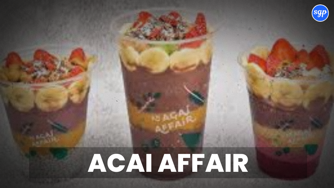 Acai Affair Menu Singapore Prices