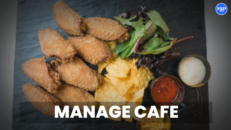 Manage cafe Menu Singapore Prices