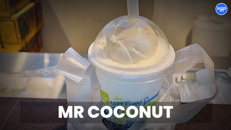 Mr Coconut Menu Singapore