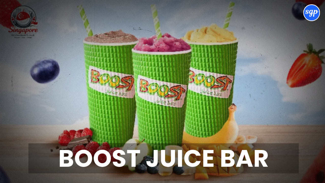 Boost Juice Bar Menu Singapore Prices