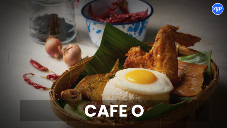 Cafe O Menu Singapore Prices